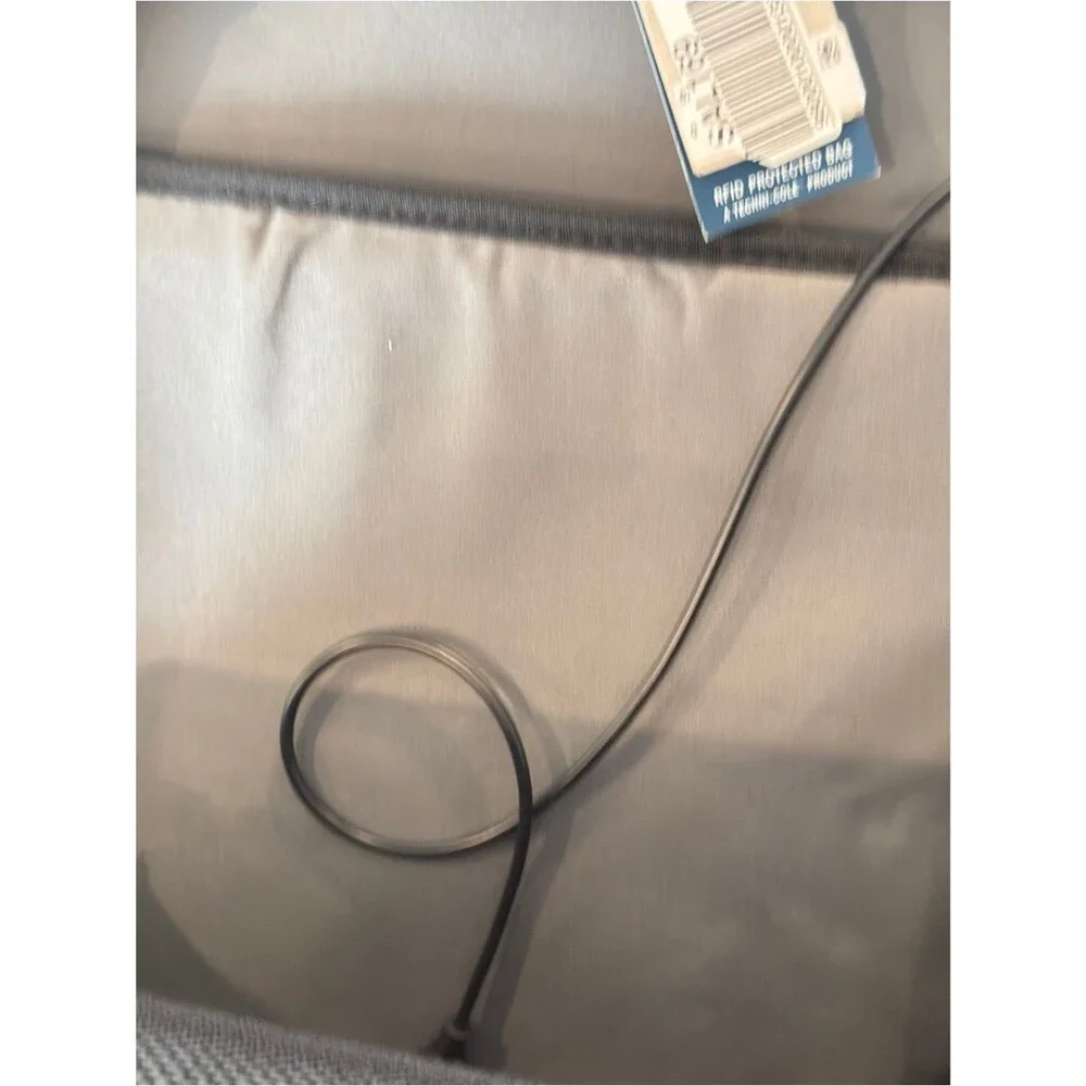 Kenneth Cole Reaction Black Backpack with Red Accents, travel bag